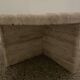 Table basse ronde en travertin, Italy, 1970s