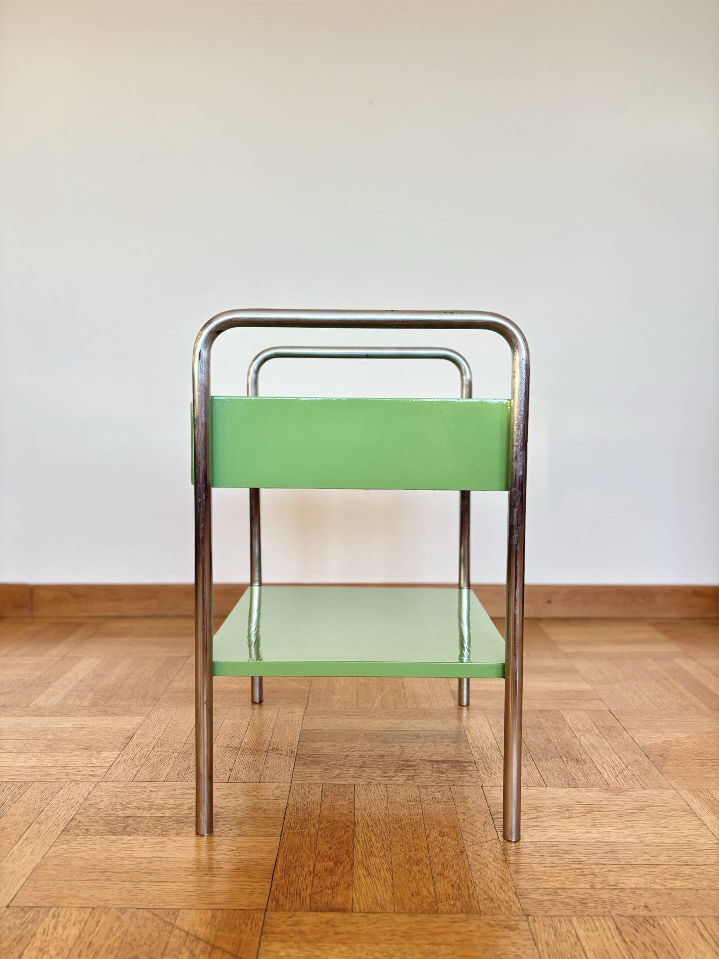 Functionalist bedside table