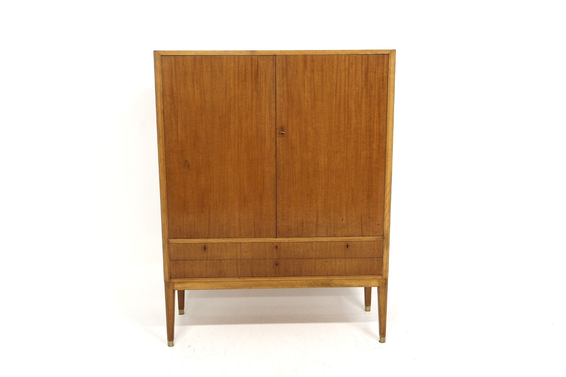 Scandinavian oak wardrobe, Bertil Fridhagen, Bodafors, Sweden, 1960