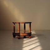 Art Deco gueridon in marquetry, circa 1930.