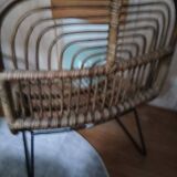 Rattan armchair