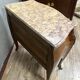 Louis XV style curved chest of drawers in marquetry