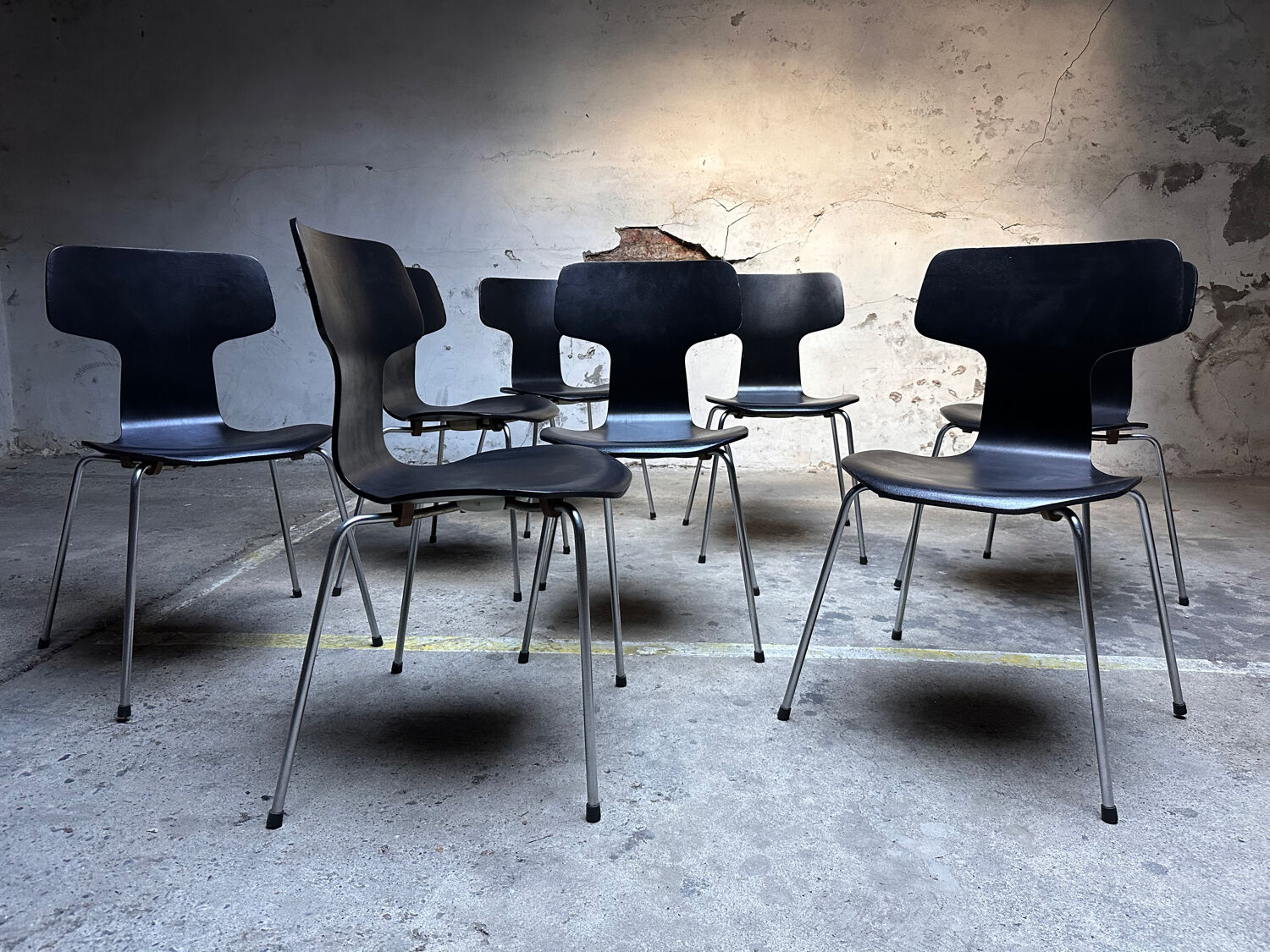 Ensemble de chaises Hammer – Fritz Hansen