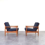 Mid-Century Oak Kolding Armchairs by Erik Wørts for IKEA, 1960s, Set of 2