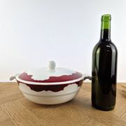 Soupière Digoin Sarreguemines en faïence – légumier vintage