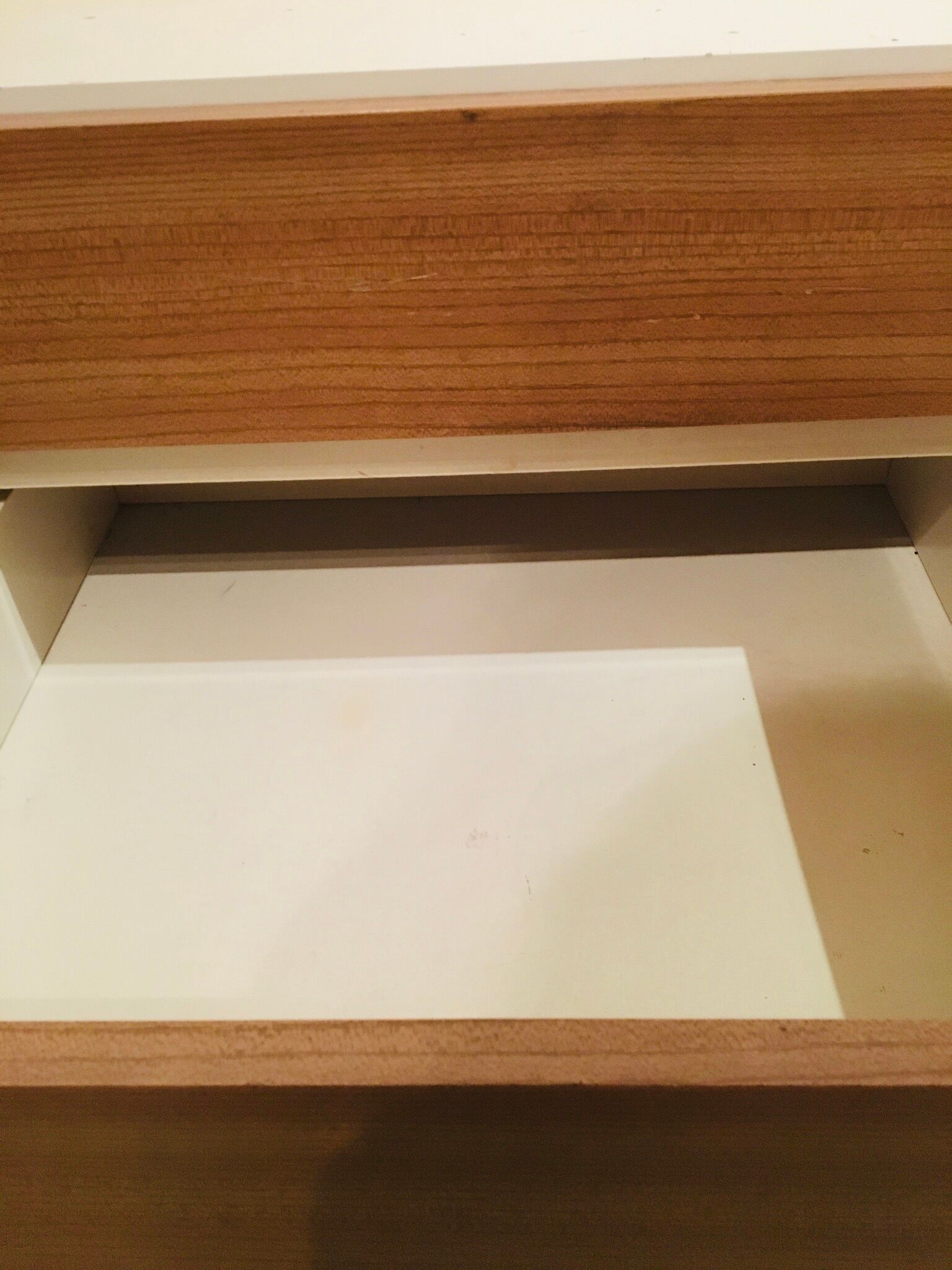 Wooden and formica sideboard