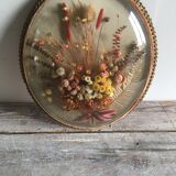 Frame dried flowers