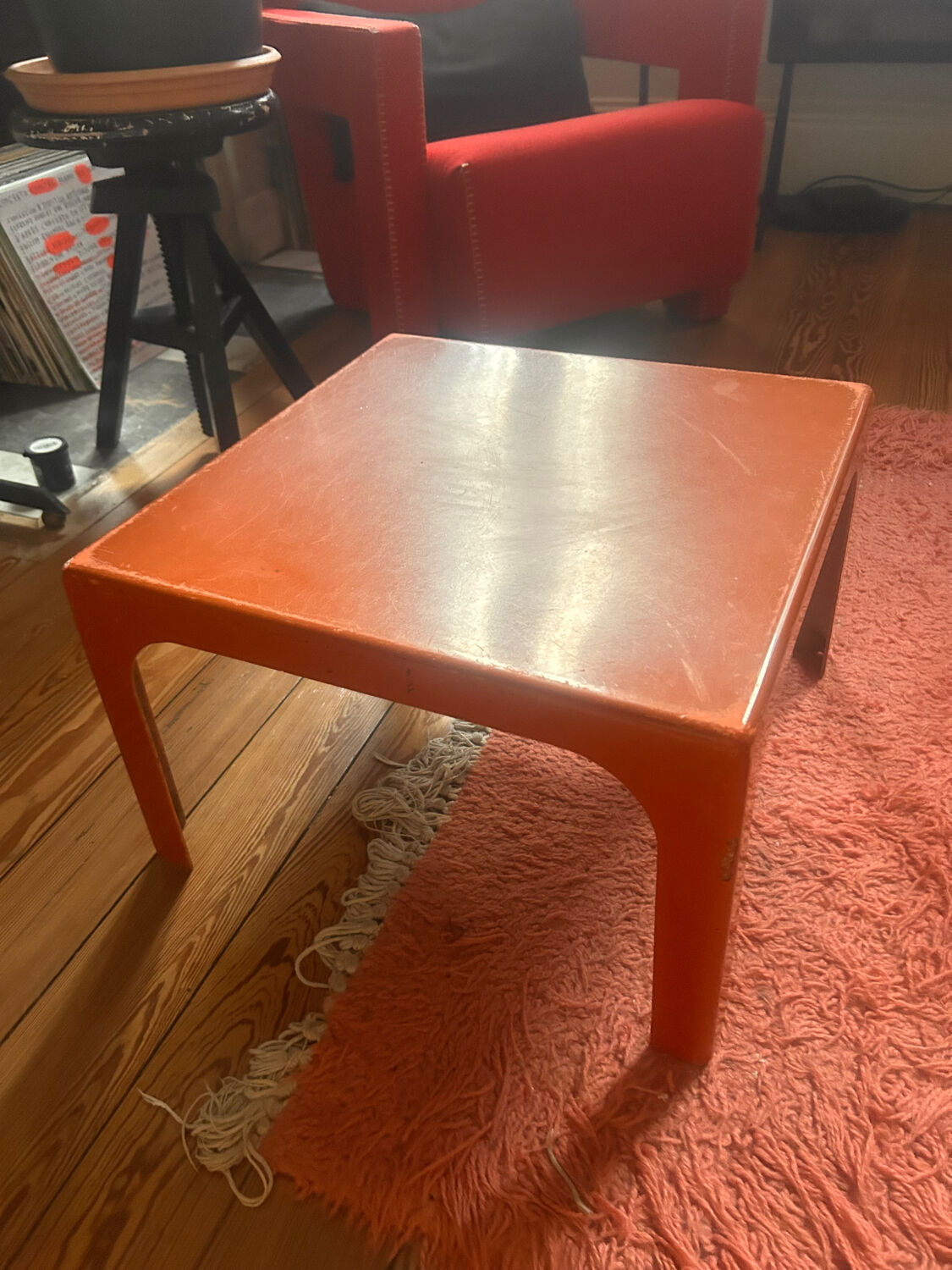 Fibreglass coffee table