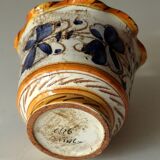 2 caches-pots en céramique, années 1970