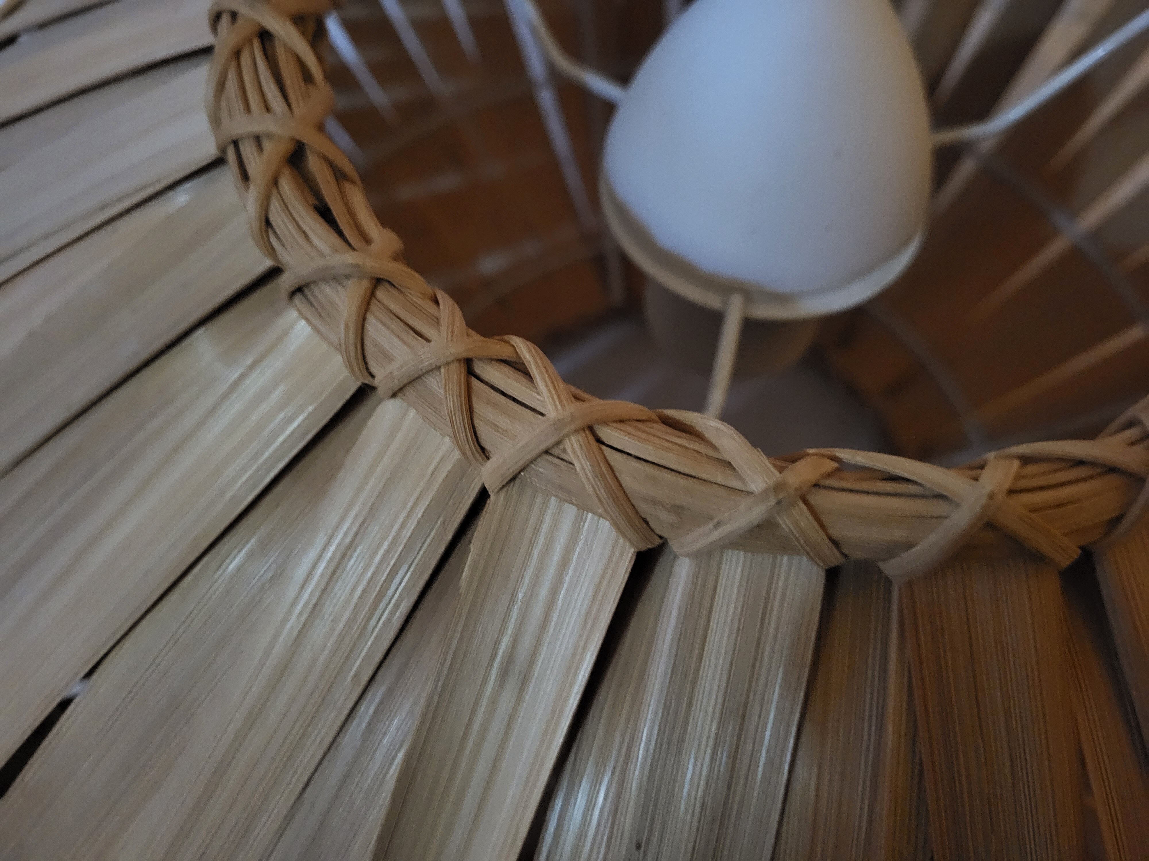 Suspension in bamboo leaves