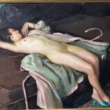 Nu Maurice F Perrot , huile