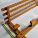 Wooden coat rack, 5 hooks, 74 cm