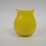 Glass vase with cat figure, Murano, Italy 1960's