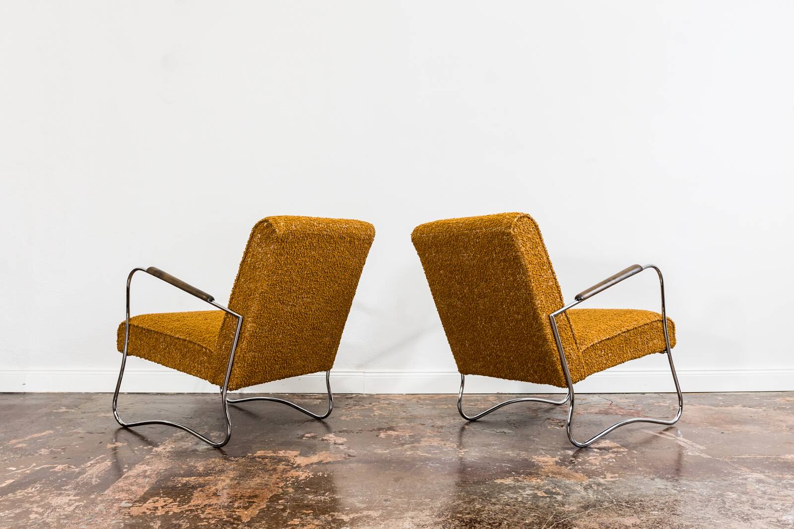 Fauteuils de style Bauhaus, années 1950, Pologne