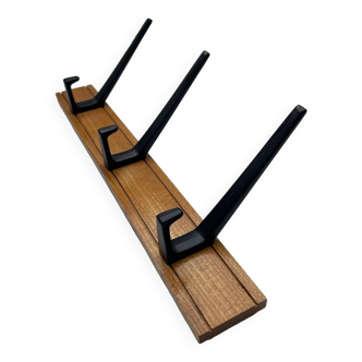 Wooden coat rack