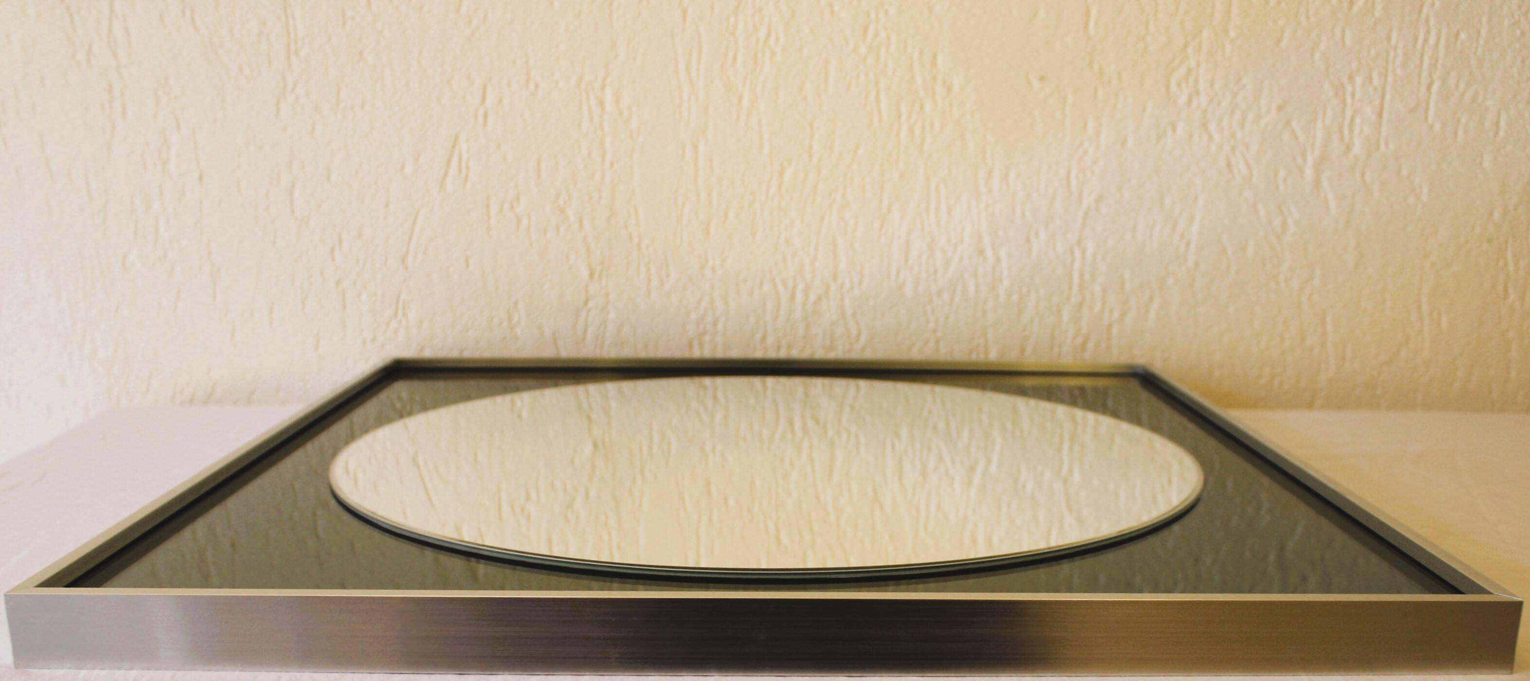 Knitter Duro Two-Tone Glass Mirror 70s