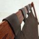 1970s, Norwegian armchair by Jon Hjortdal, furniture leather, bent wood.