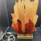 Lampe de Table Design Vintage Années 70 "Flamme" Style Jannalights/Jacob