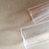 Pair of Art Nouveau glass soliflore vases