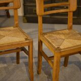 Ensemble de 6 chaises Pierre Cruège 1950’s