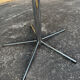 Table ronde vintage design verre/chrome année 90’s