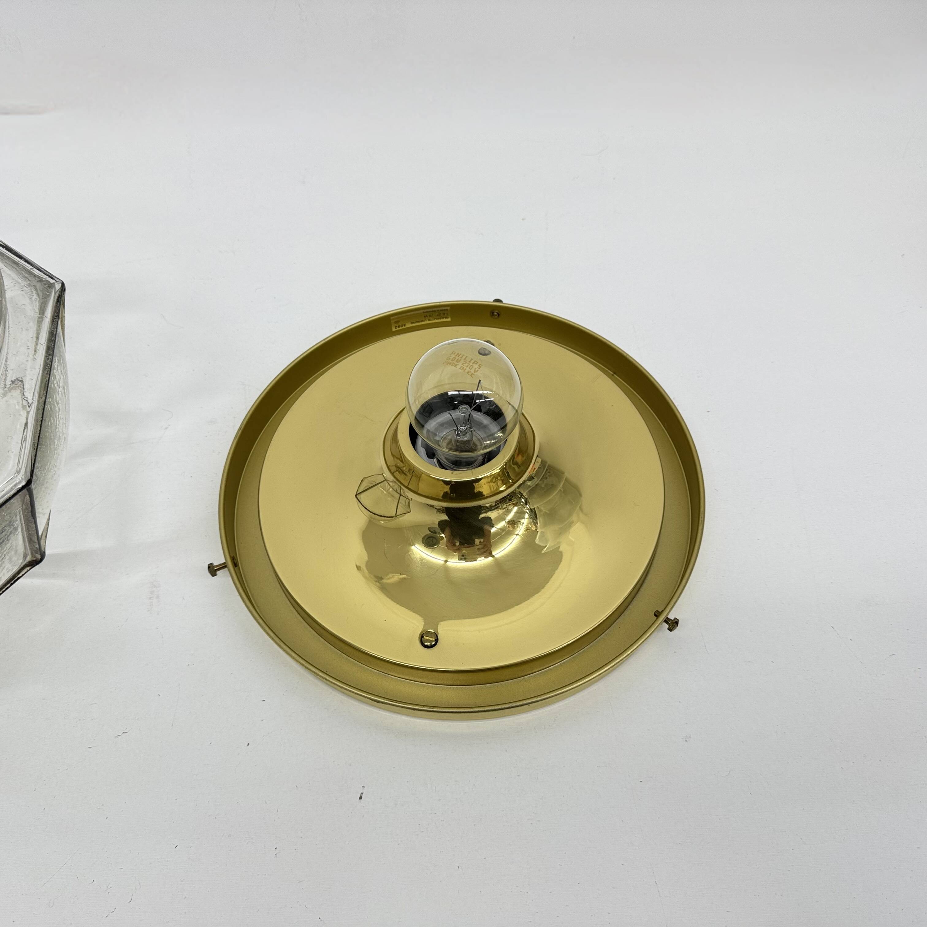 Limburg Glashütte ceiling lamp , 1970s