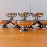 12 Vintage LETANG REMY Ice Cream Cups/Dessert Cups 18/10 Stainless Steel