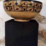 Ancienne coupe Qajar céramique perse XIXe