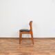 Mid-century danish teak & leather dining chairs by Erik Buch, 1960