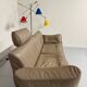 De Sede ds 140 grey 2/3 seater sofa, vintage leather, 80s design