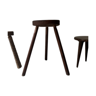 tripod shepherd stool, France 1950