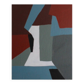 Contemporary abstract "Fragment of stillness" by Bodasca
