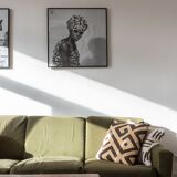 4-seater vintage sofa