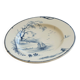 Antique Gien compote dish model Marines - 19th century - Blue marine landscape decoration