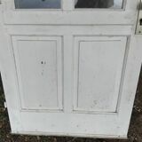 Old Vintage Wooden Glass Door