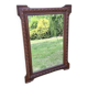 Antique carved wooden mirror