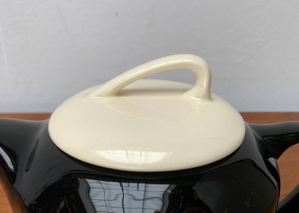 Théière ou cafetière en céramique postmoderne de Pagnossin, Italie, années 1980