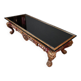 Large Imperial Coffee Table with Glass Top, China – 20th Century