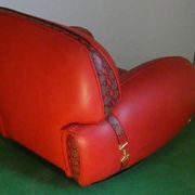 Set of 2 Armchairs, Lamp and Coffee Table - Elisabetta Gucci for Formitalia, 1980s