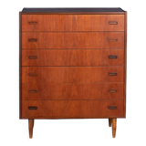 Teak 1960s Danish Mid Century Chest Of Drawers