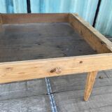 Ancienne table avec  deux grands tiroirs