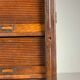 Antique archive cabinet with roller doors