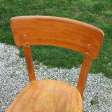 Set of 6 1950s bistro chairs