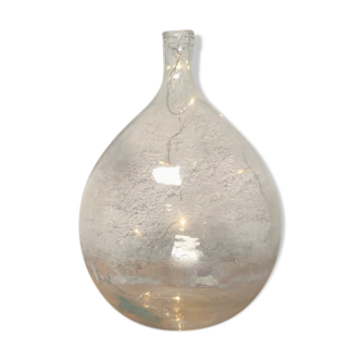 Demijohn glass, blue/green reflections, 12L
