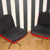Pair of Dinna Veb Mobel Kombinat armchairs, Germany 1960s