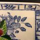Gien cake dish, blue bird and fruit, design Isabelle de Borchgrave