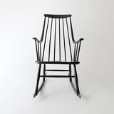 Rocking chair Lena Larsson Scandinavian design 1960 for Nesto