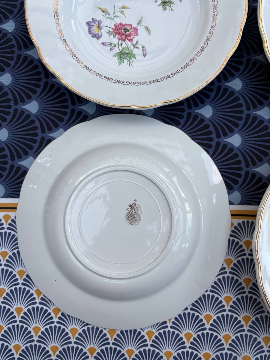 KG Luneville Badonviller soup plates