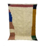 Handmade wool berber rug 250 x 150 cm