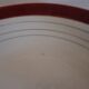 Round, hollow, opaque porcelain serving dish by digoin sarreguemines pasteur